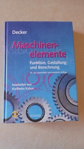 Bücher maschinenelemente 2x - 5,