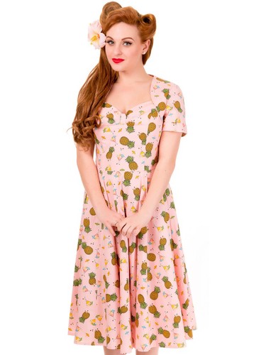 Banned damen kleid rockabilly - damen,