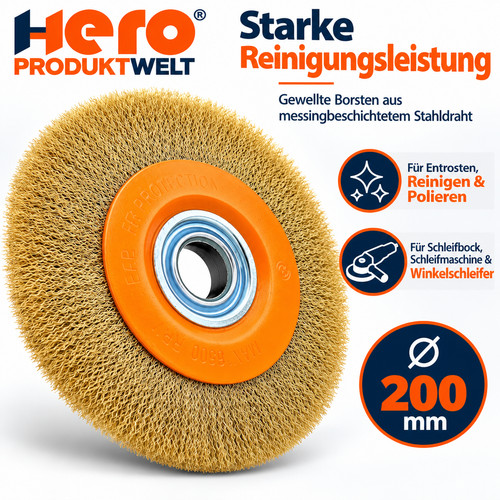 Hero rundbürste 200mm - hero,