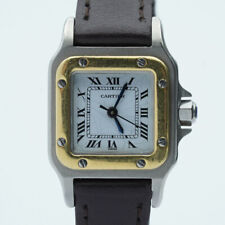 CARTIER SANTOS AUTOMATIK DAMEN UHR 24MM STAHL/GOLD VINTAGE SQUARE SCHÖN 2