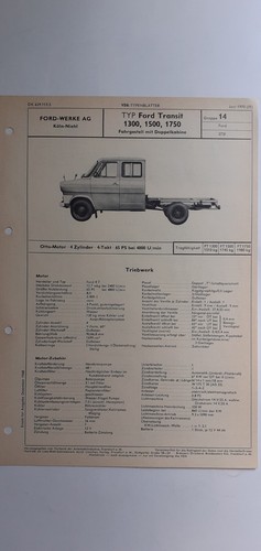 Ford transit 1300 1500 - 1300, /