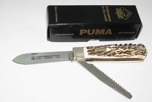 Puma jagdtaschenmesser tlg - jagdtaschenmesser, 3-tlg