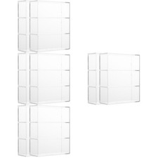  4 Pack Miniatur Puppenhaus Zubehör Vitrinenschrank Klein Mini-Kuchenständer