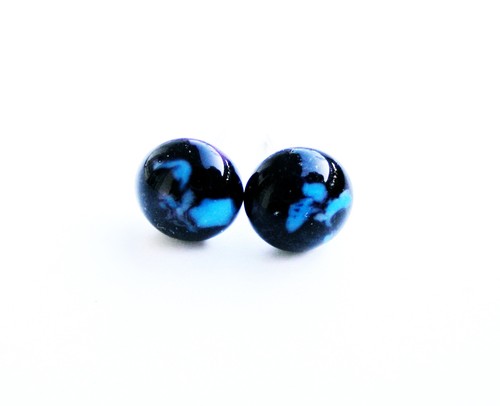 Ohrstecker handarbeit glas - handarbeit,