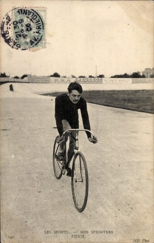 Radrennfahrer friol - ak,