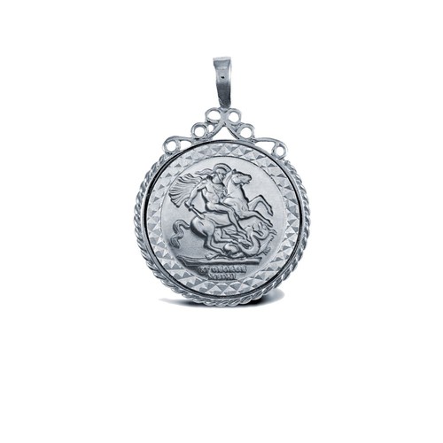 Anhänger sterlingsilber halbe - anhänger,
