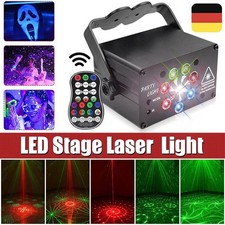 RGB Laser Projektor Lichteffekt LED Party Show Bühnenlicht Strobe Beam DMX DJ