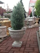 Pflanzamphore, Pflanzkübel, Steinguss 42 cm Skulpturen, Gartenfigur, Steinfigur