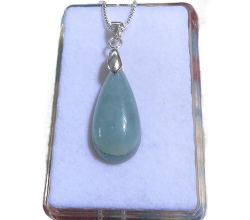 Aquamarin cabochon anhänger - cabochon,