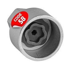 SW-Stahl 02384L-18 Felgenschloss Adapter Code 58 Radsicherung Schlüssel für BMW