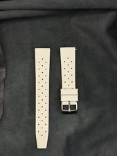 Uhren-Armband Kautschuk weiß