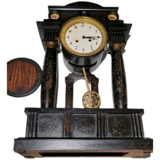 Biedermeier Portaluhr mit