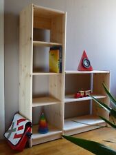 Stufenregal Regal Regalsystem  Massivholz Kiefer natur flexibel & erweiterbar
