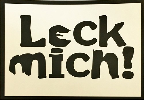 895 leck mich - #, mich!