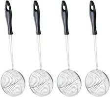 Küchensieb Edelstahl Seiher Nudelsieb Fondue Sieb Schöpflöffel Sieb Siebkelle