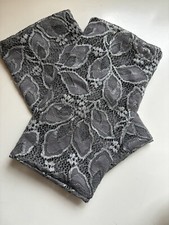 Handstulpen Stulpen Pulswärmer florale Spitze grau Silber 19 cm doppelt gelegt