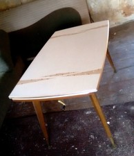 Exklusiver 50er 60er Esstisch höhenverstellbar Couchtisch Versand möglich