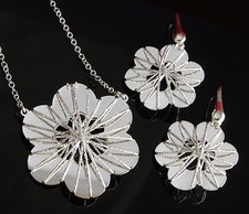 Echtes 925 Silber SCHMUCKSET