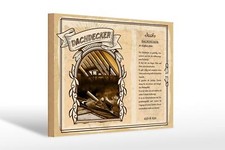 Holzschild Berufe 30x20 cm