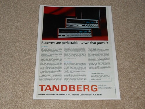 Tandberg 1055 tr 1020a - tandberg, tr-1020a