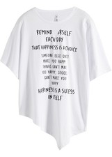 Asymmetrisches Shirt mit