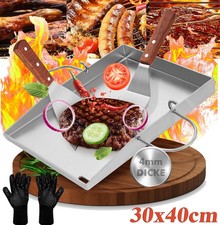 Edelstahl Grillplatte set