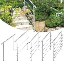 Geländer Edelstahl Handlauf  Edelstahlgeländer Treppengeländer Treppe Handläufe