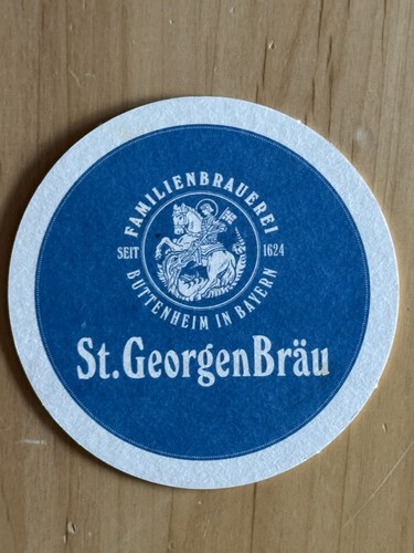 Bierdeckel georgen bräu - bierdeckel,