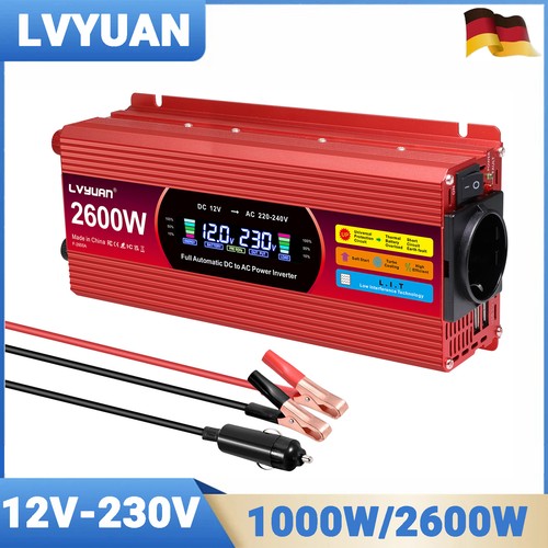 1000w 2600w wechselrichter 12v - wechselrichter,