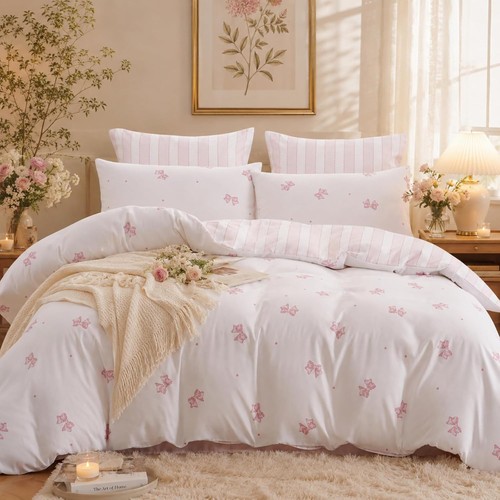 Bettwäsche set 135x200 - 135x200, rosa
