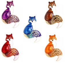 Brosche Anhänger Fuchs Fox