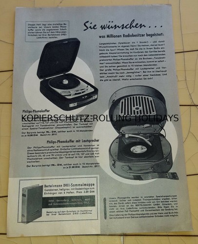 50er jahre werbung philips - 50er,
