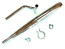 Hercules Auspuff Prima M 2 3 4 5 S u. P3 Tuning Krümmer kurz links abgehend NEU