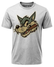 Smoking wolf graphic art - wolf,
