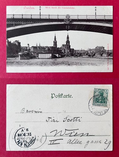 Dresden 1902 blick durch - ak,