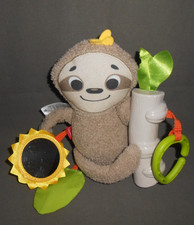 FEHN  FAULTIER MIT BAUMSTAMM