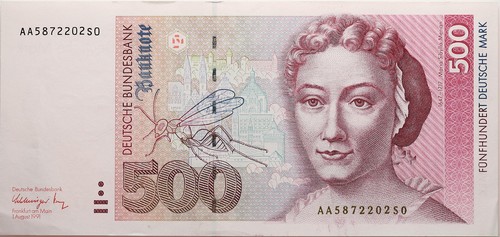500 deutsche mark 1991 maria - deutsche,