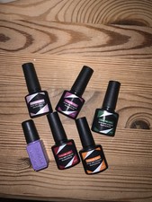 Gel UV Nagellack Paket Sammlung Set (4) - Rot - Orange - Lila - Pink  - Rosa