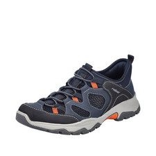 Rieker Slipper Blau-Kombi