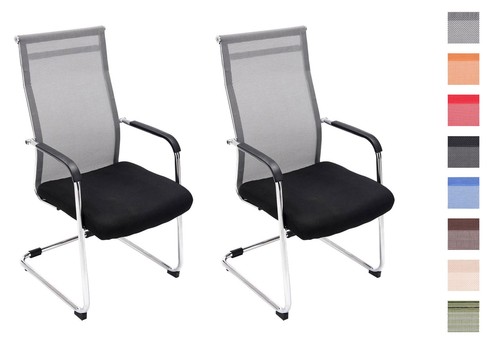 2er set besucherstühle brenda - set,