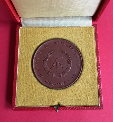 Ddr böttger medaille ovp - ddr, in