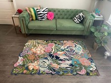 Indisch Mehrfarbig Wolle Teppiche 2.4x3m Floral Böhmisch Teppich Handgetuftet