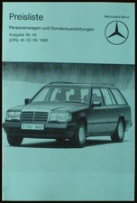 Mercedes Preisliste Nr. 45