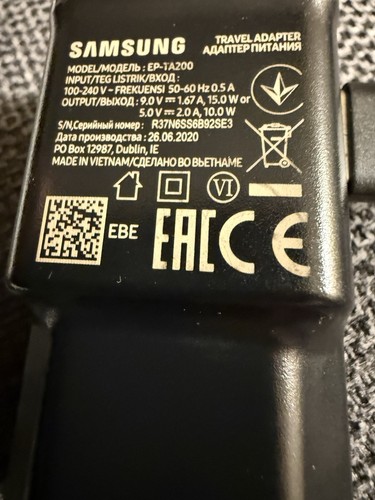 Samsung travel charger ta - charger, ep-ta