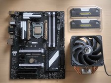 Intel i7 4790K, MSI Z97S Mainboard, 16 GB Corsair RAM Bundle – Zustand sehr gut!