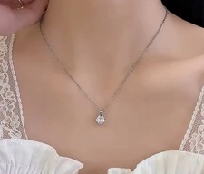 Halskette mit zirkonia - mit,