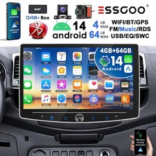 64G Android 14 Carplay DAB+ DVR Autoradio GPS Navi 1 DIN 360° Drehbar Bildschirm