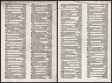 Schedel Liber Chronicarum Weltchronik Register M Inkunabel Incunable 1493