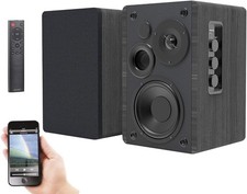 NEU Aktive Stereo Regallautsprecher Set Bluetooth für Musik Entspannung Heimkino
