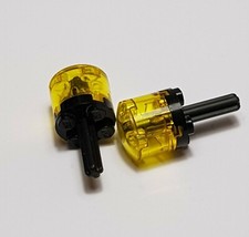 2x Lego® Technic Fahrzeug Warnleuchte MOC gelb 4032 2654 3941